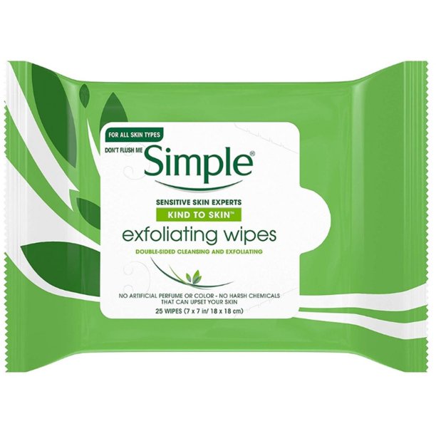 Simple Exfoliating Wipes 25pcs - Shams Shopping Centre Simple  