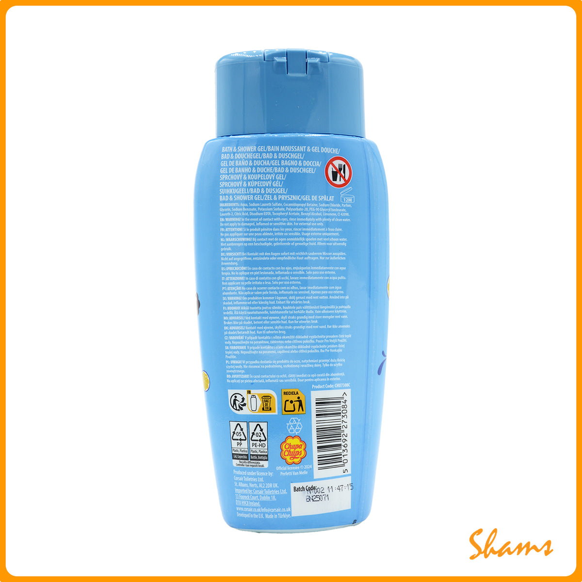 Kids Bubble Bath Chupa Chups Cool Cola Bath & Shower Gel 300ml