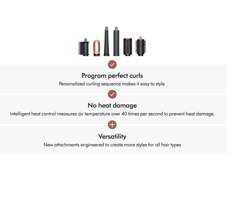 Dyson Airwra Multi-Styler And Dryer Straight+Wavy-Amber Silk