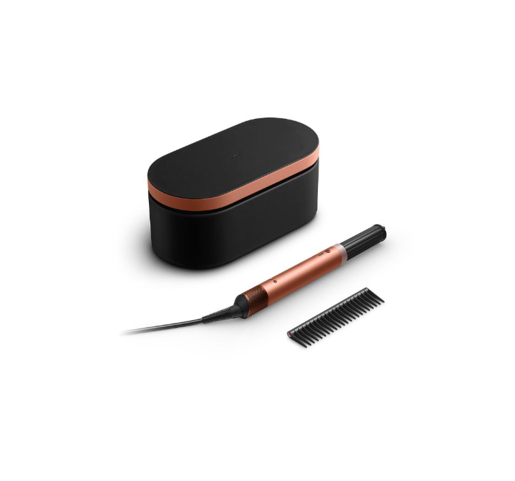 Dyson Airwap Co-anda2x Straight+Wavy Styler-Amber Silk