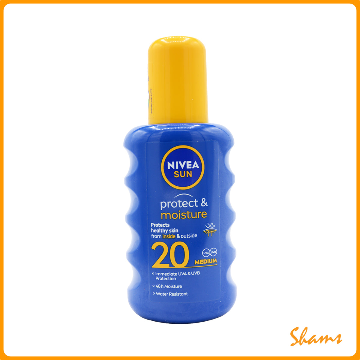 Nivea Sun Protect & Moisture Spray Spf20 Medium 200ml