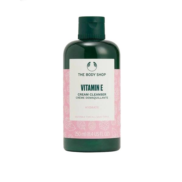 The Body Shop Vitamin E Hydrate Cream Cleanser 250ml - Shams Shopping Centre Body Shop  