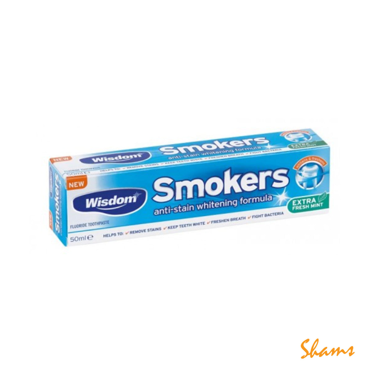 Wisdom Extra Fresh Mint Smokers T/Paste 50ml