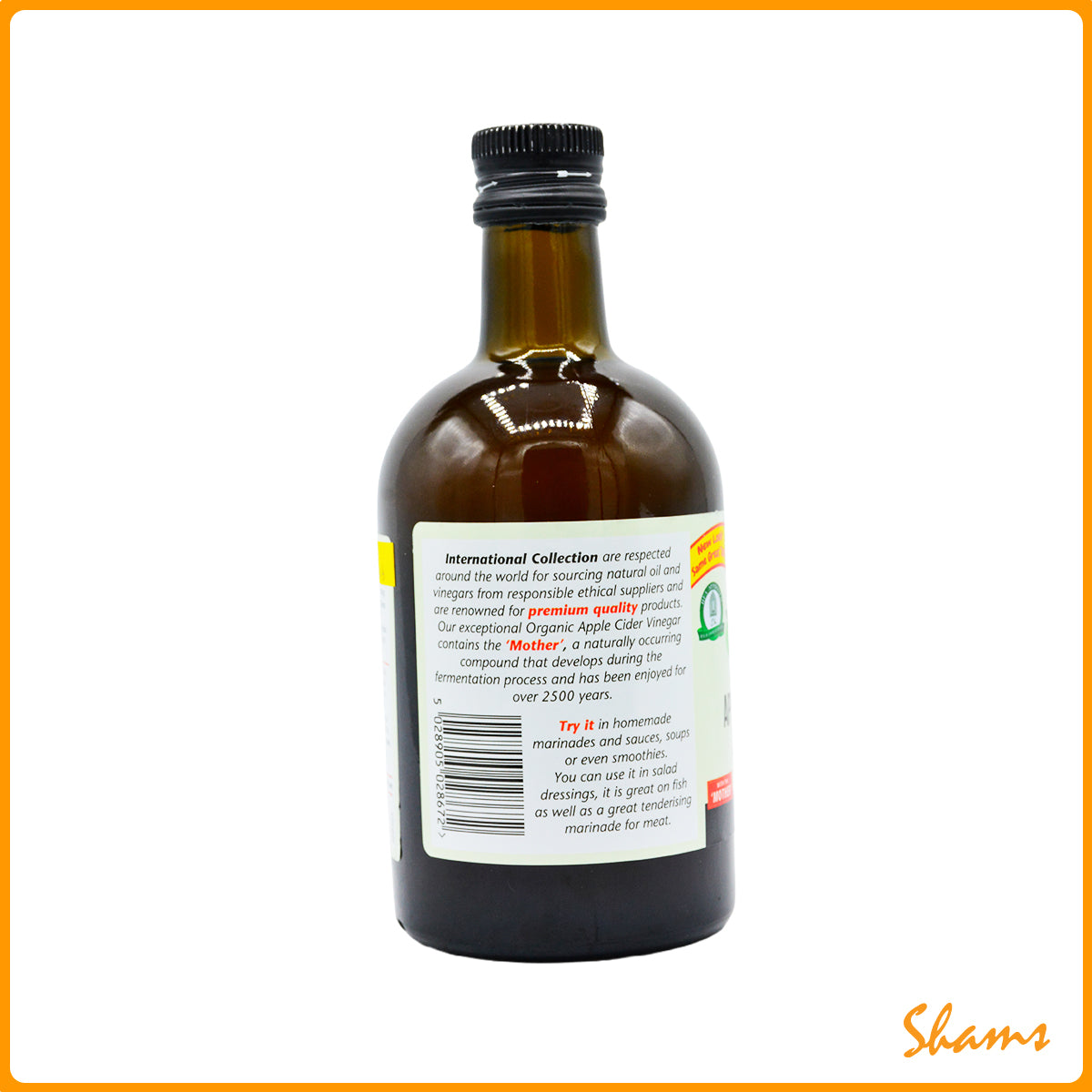 International Collection Organic Apple Cider Vinegar 500ml