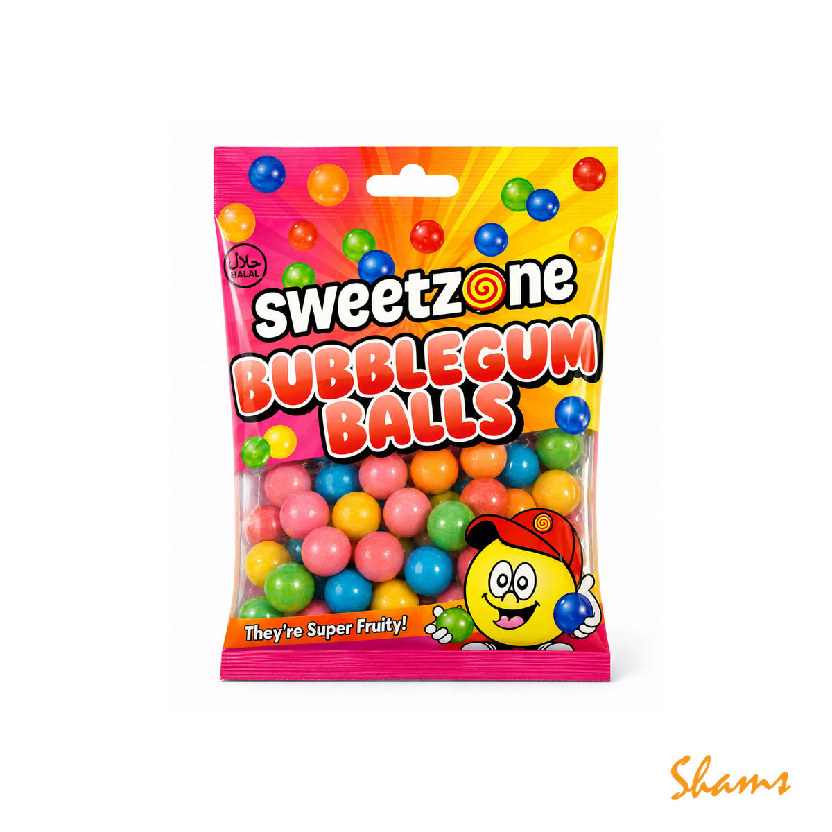 Sweetzone Bubble gum Balls 90g