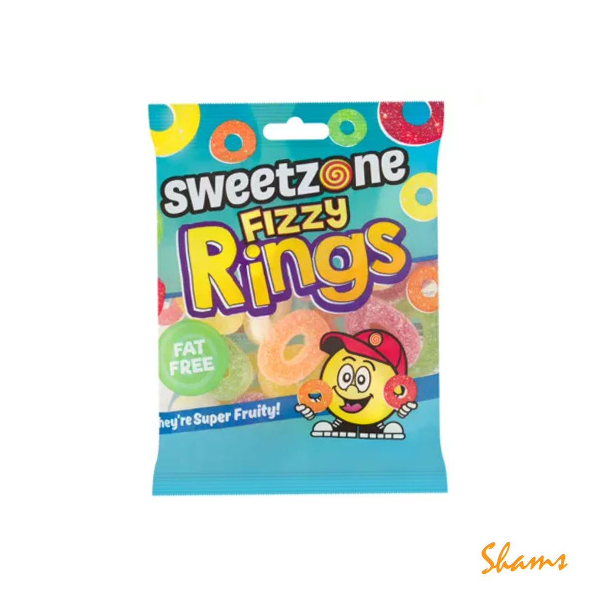 Sweetzone Fizzy Rings Jelly 170g