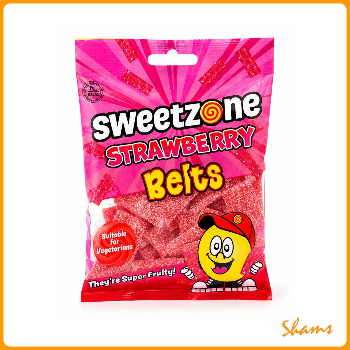 Sweetzone Strawberry belts Jelly 90g