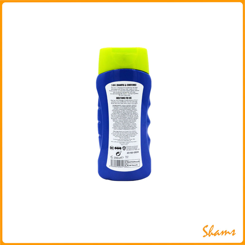 Batman 2-in-1 Shampoo & Conditioner Berries Fragreance 250ml