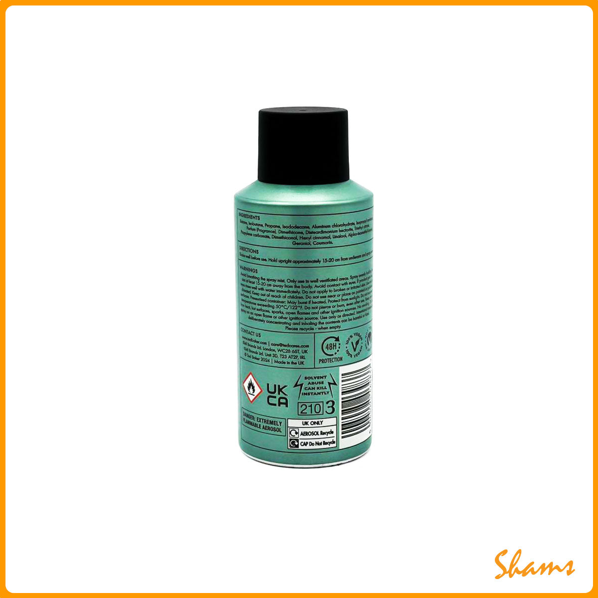 Ted Baker Fig Leaf & Cedar Antiperspirant Body Spray 150ml