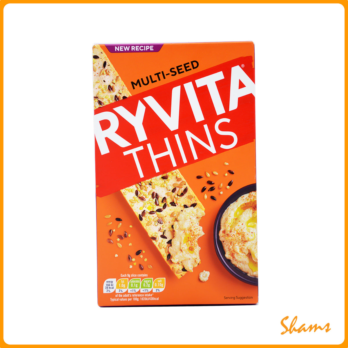 Ryvita Thins Multi Seed Flatbreads 125g
