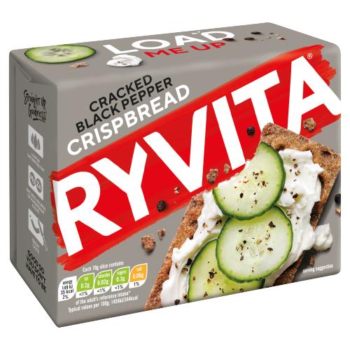 Ryvita Cracked Black Pepper Breads 200g