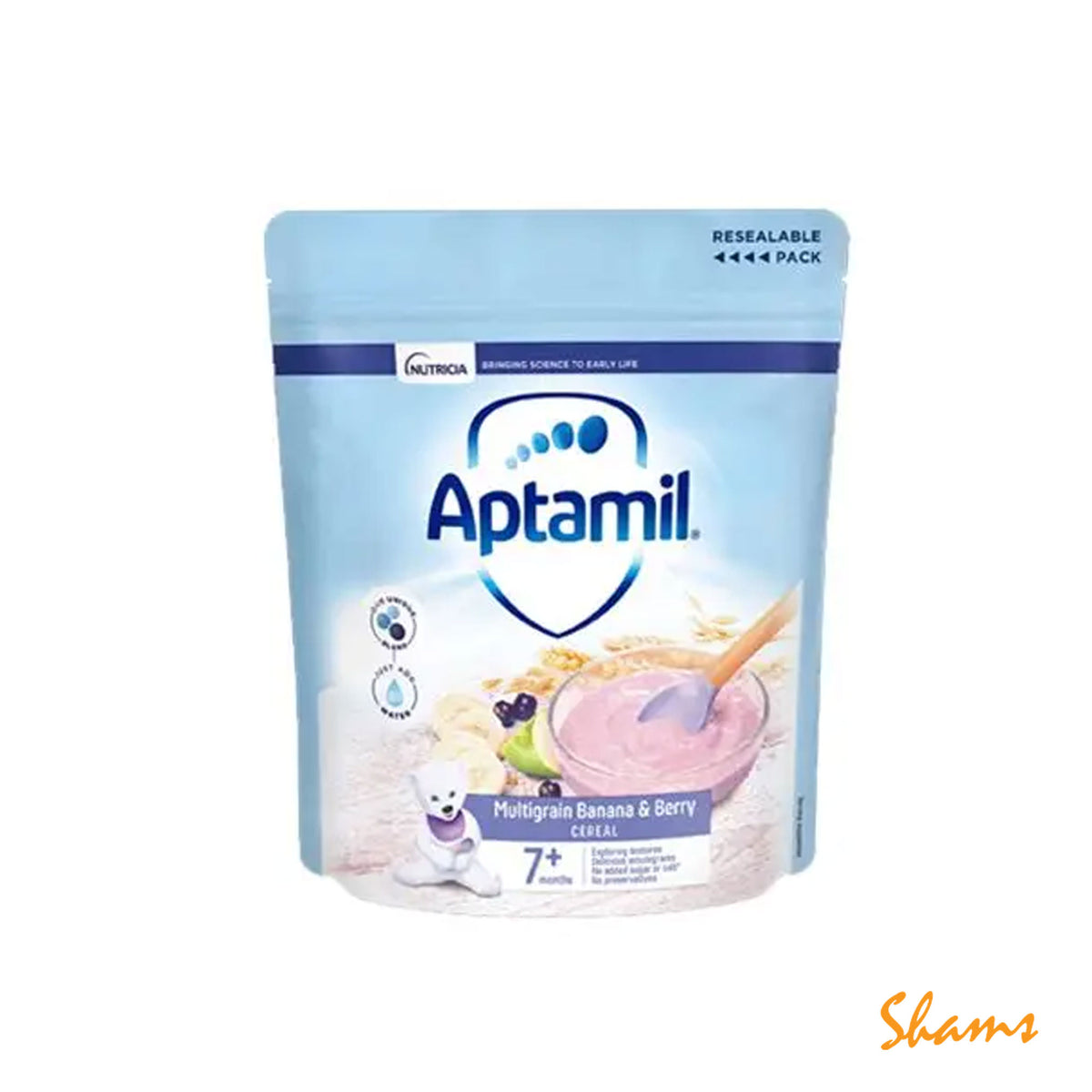 Aptamil Baby Multigrain Banana & Berry Cereal 200g