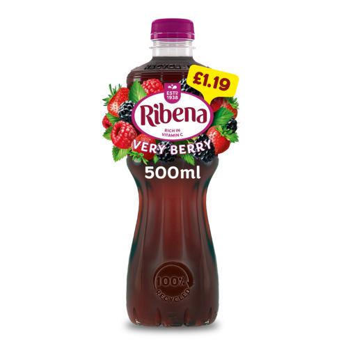 Ribena Very Berry Bottle 500ml - Shams Shopping Centre Ribena  