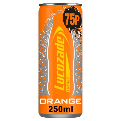 Lucozade Energy Orange Can 250ml