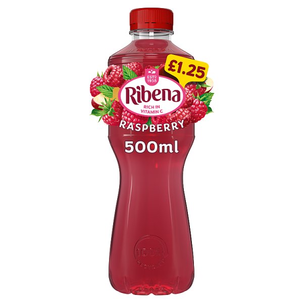 Ribena Raspberry Bottle 500ml