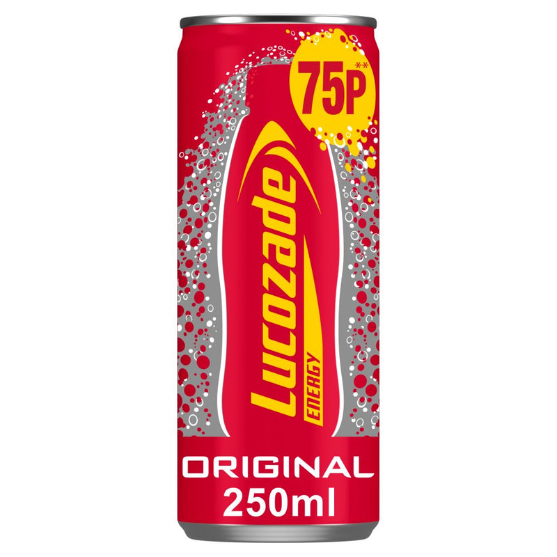 Lucozade Energy Original Can 250ml - Shams Shopping Centre Lucozade  