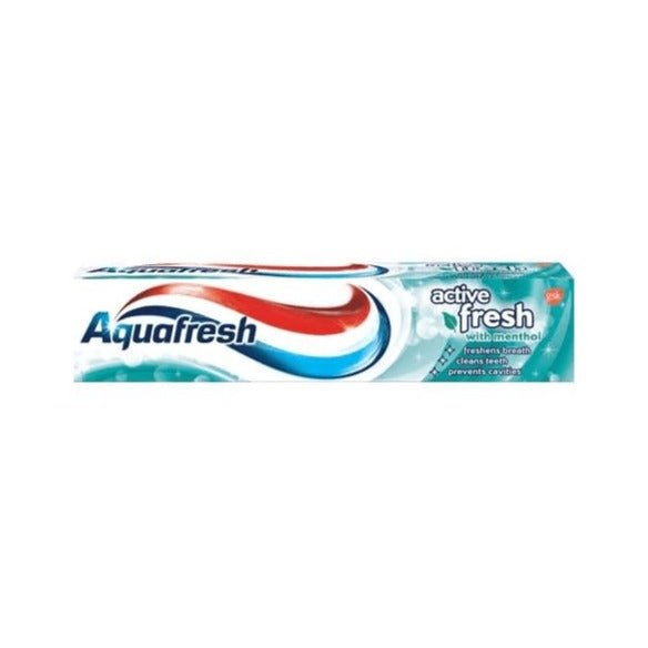 Aquafresh Active Fresh With Menthol Toothpaste 100ml - Shams Shopping Centre Aqua Fresh  