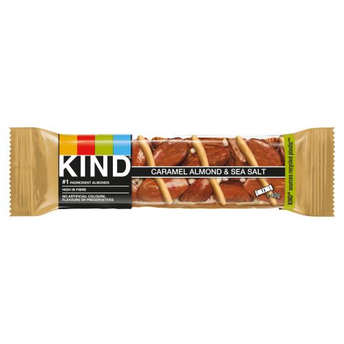Kind Caramel Almond & Sea Salt Bar 40g