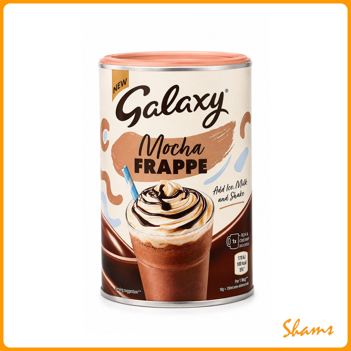 Galaxy Mocha Flavour Frappe 280g
