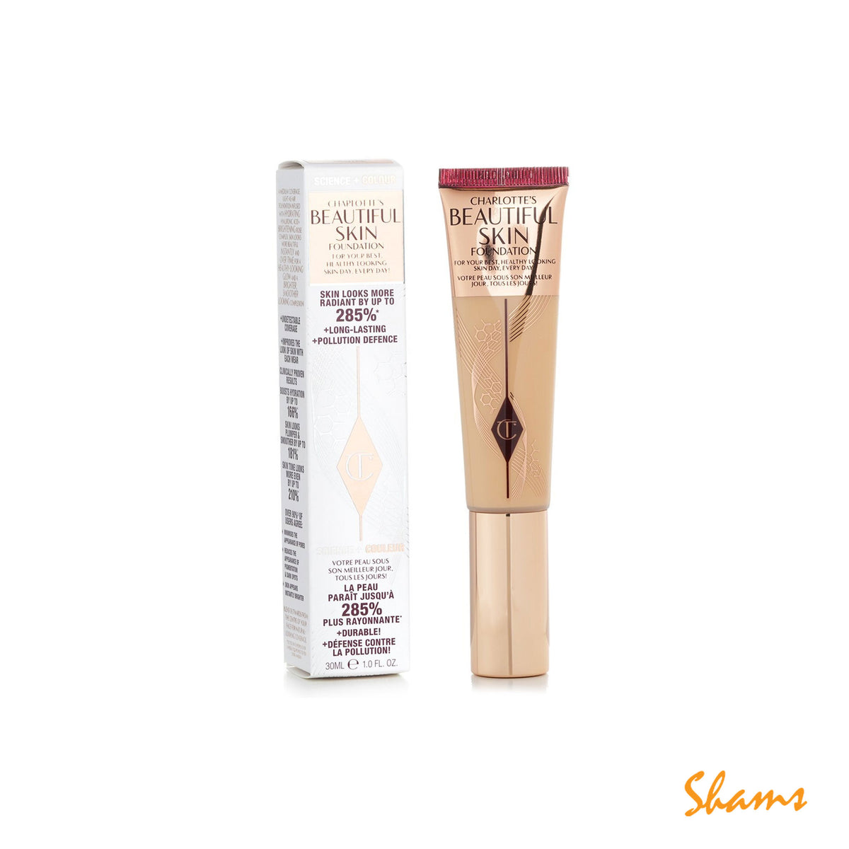 Charlotte Tilbury Beautiful Skin Foundation 30ml - 3 Neutral