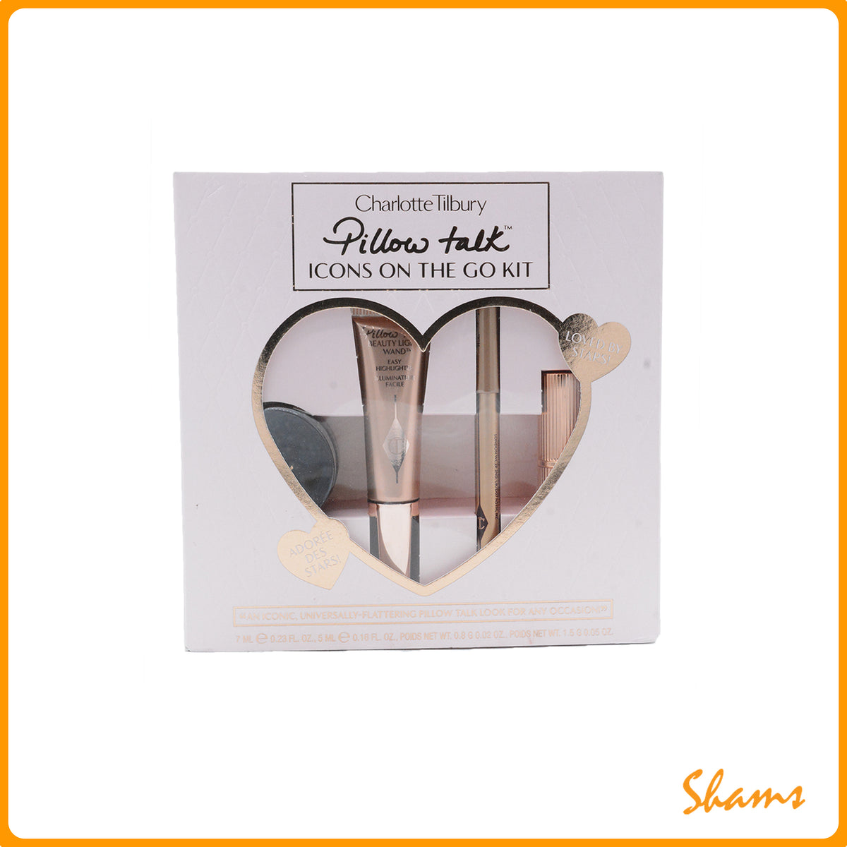 Charlotte Tilbury Pillow Talk Icons On The Go Kit Set 4'S