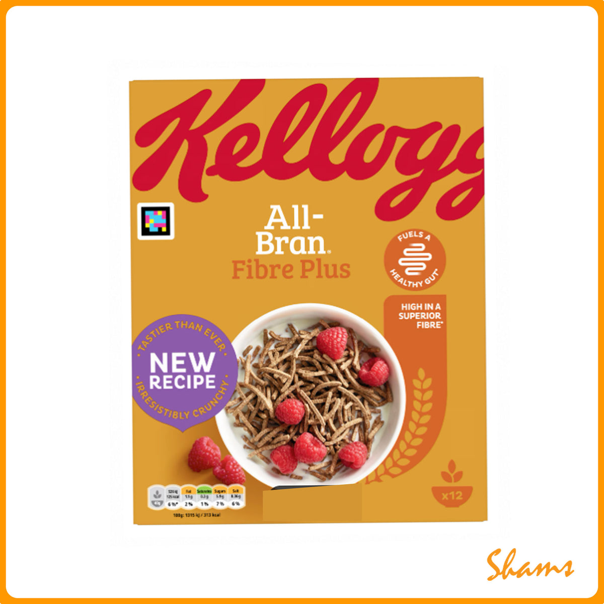 Kellogg's All Bran Fiber Plus Cereals 750g
