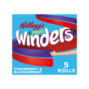 Kellogg's Fruit Winders Doubles Strawberry & Blackcurrant 5x17g