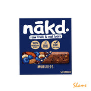 Naked Muffin Raw Bars Raw Fruit Bars and Nuts 4 x 35g
