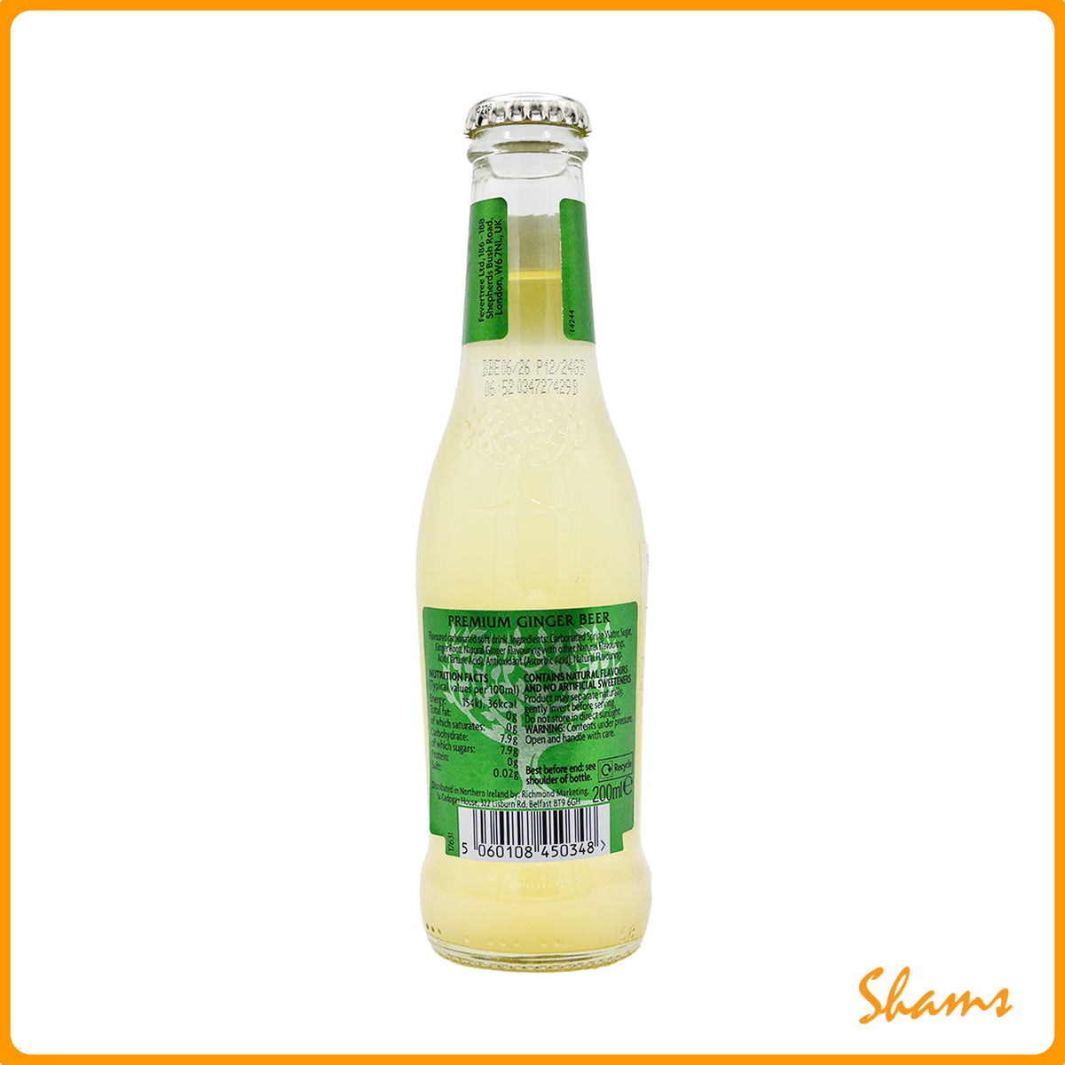 Fever Tree Ginger Beer 200ml