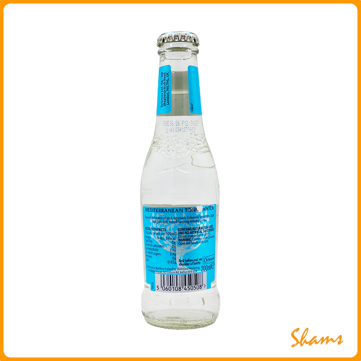 Fever Tree Mediterranean Tonic Water 200ml