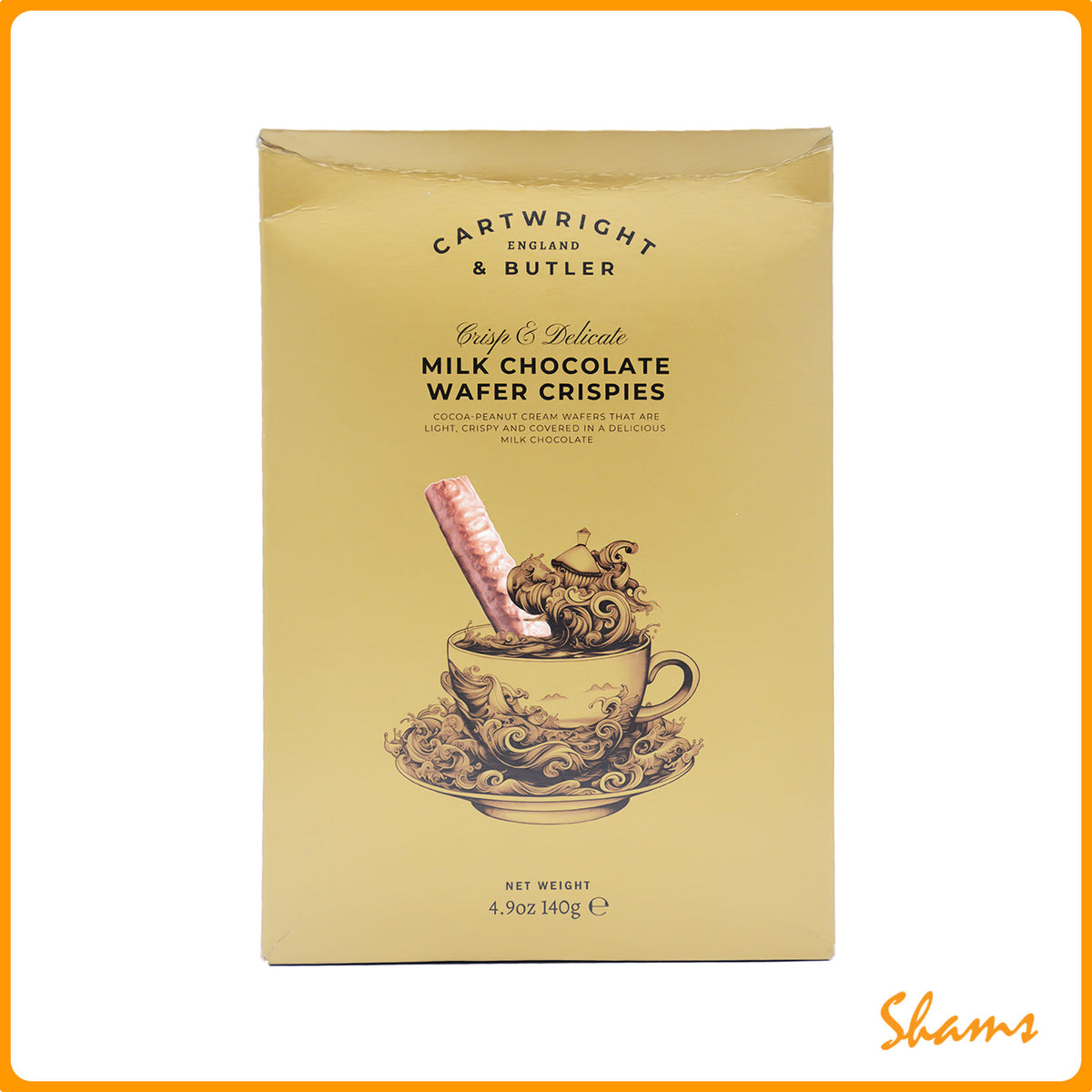 Cartwright & Butler Chocolate Wafers Crispies 140g