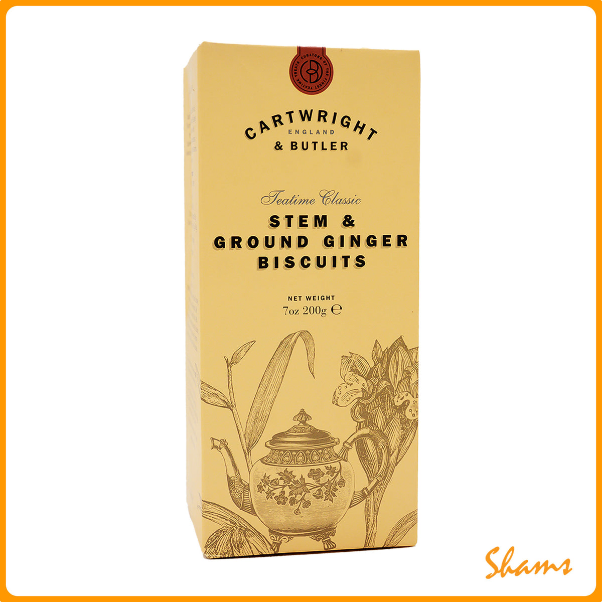 Cartwright & Butler Stem & Ground Ginger Biscuits in Carton 200g