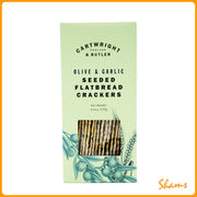 Cartwright & Butler Olive and Garlic Flatbread 130g