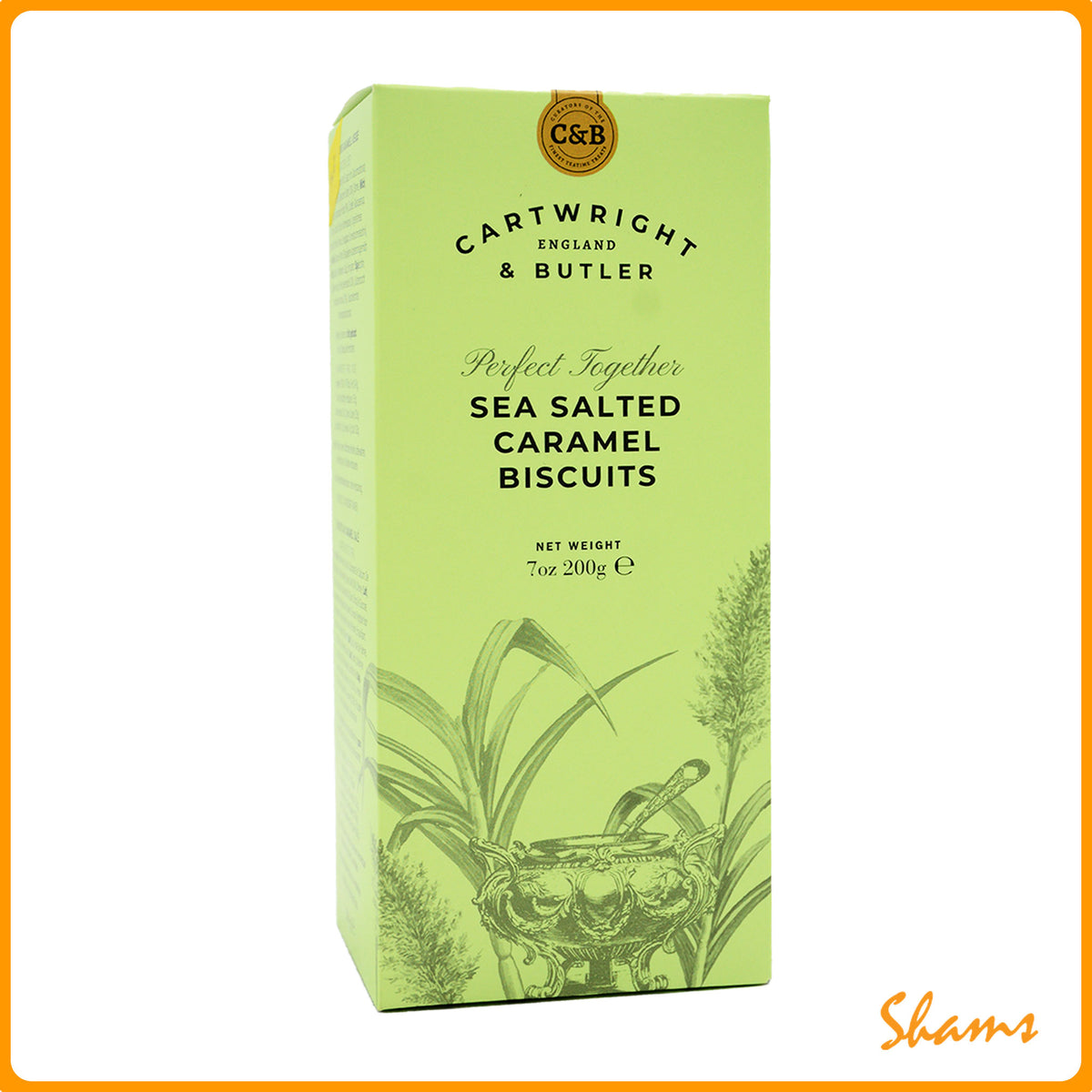 Cartwright & Butler Sea Salted Caramel Biscuits in Carton 200g