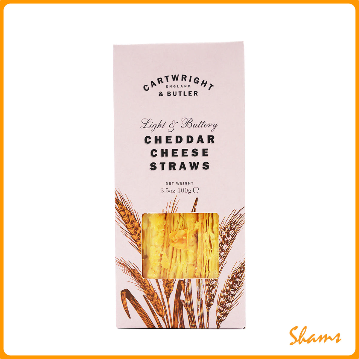 Cartwright & Butler Cheddar Cheese Straws 100g