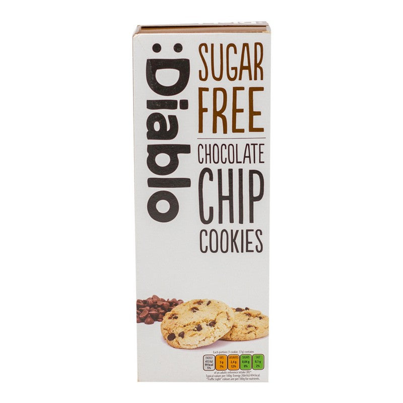 Diablo No Sugar Added Chocolate Chip Cookies 150g