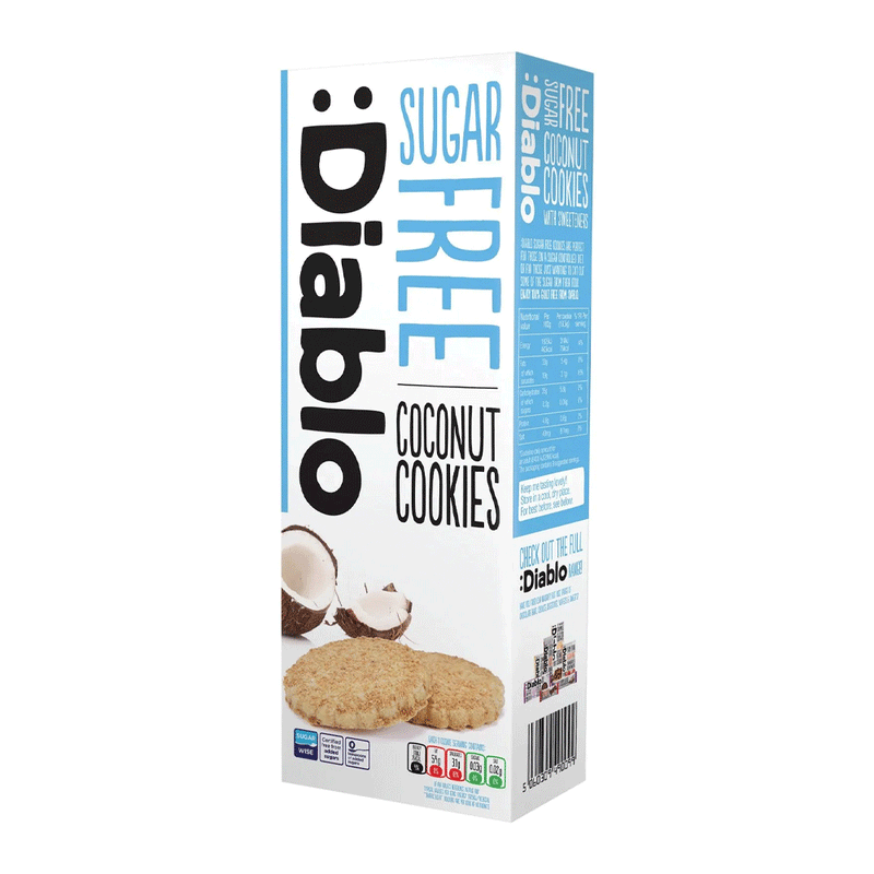 Diablo No Sugar Added Coconut Cookies 150g