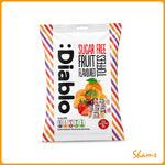 Diablo Sugar Free Fruit Flavored Toffee Sweets 75g
