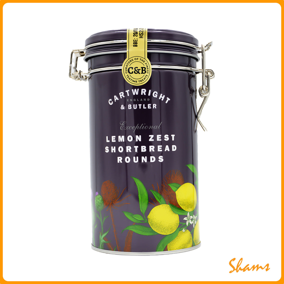Cartwright & Butler Lemon Zest Shortbread Rounds 200g