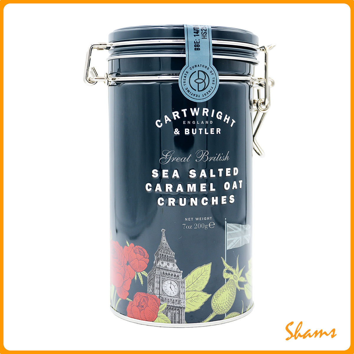 Cartwright & Butler Sea Salted Caramel Cookies London Collection 200g