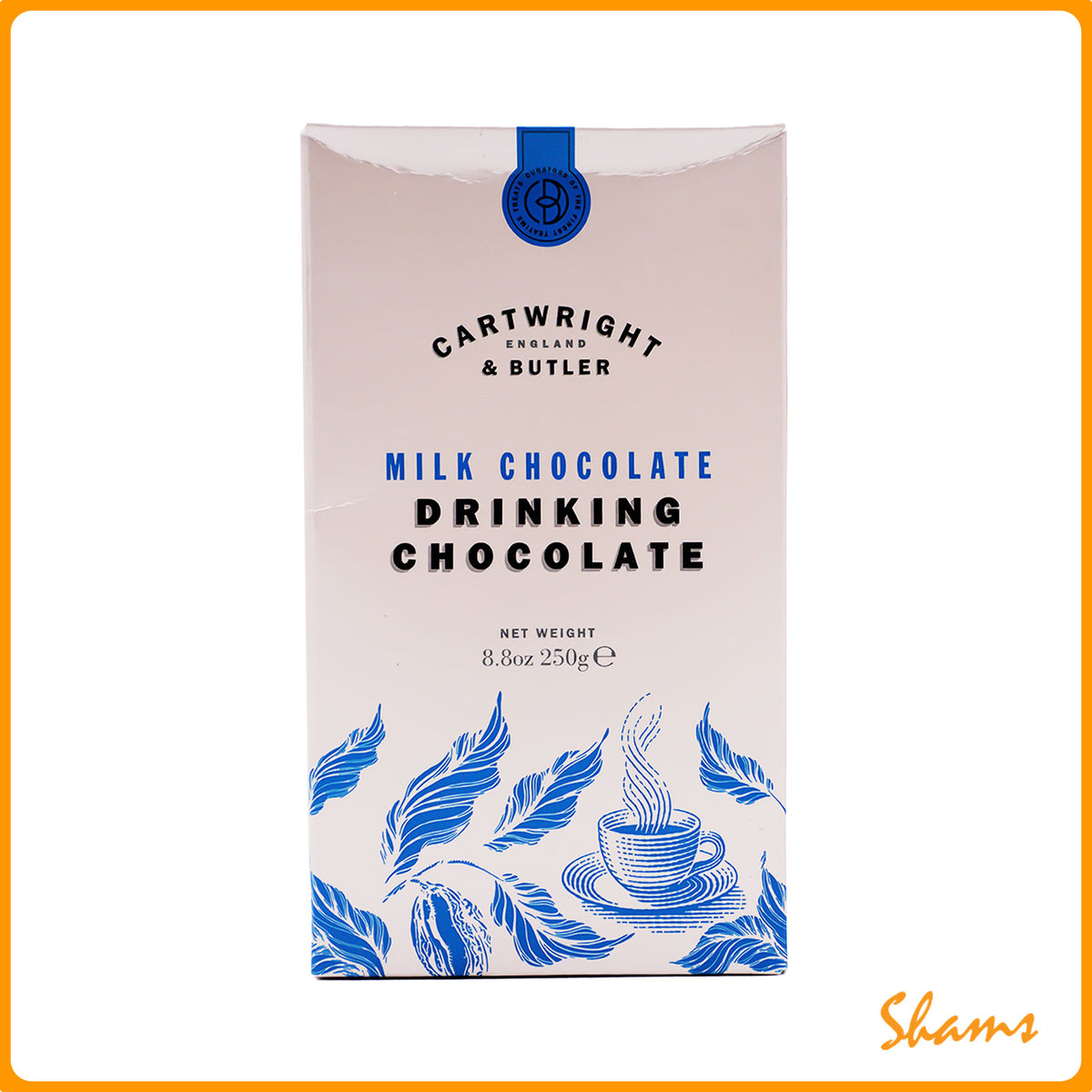 Cartwright & Butler Milk Chocolate Drinking Chocolate Carton 250g