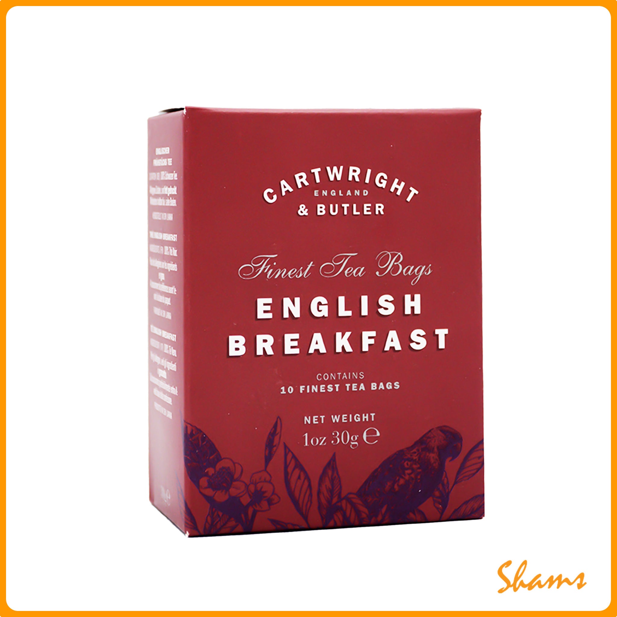 Cartwright & Butler English Breakfast Tea Bags 30g – Shams Shopping Centre