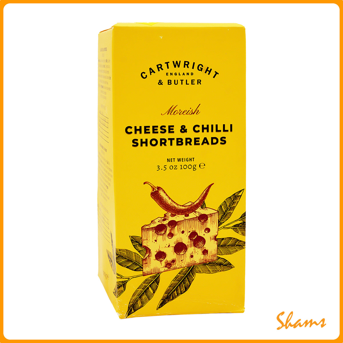 Cartwright & Butler Cheese & Chili Shortbreads 100g
