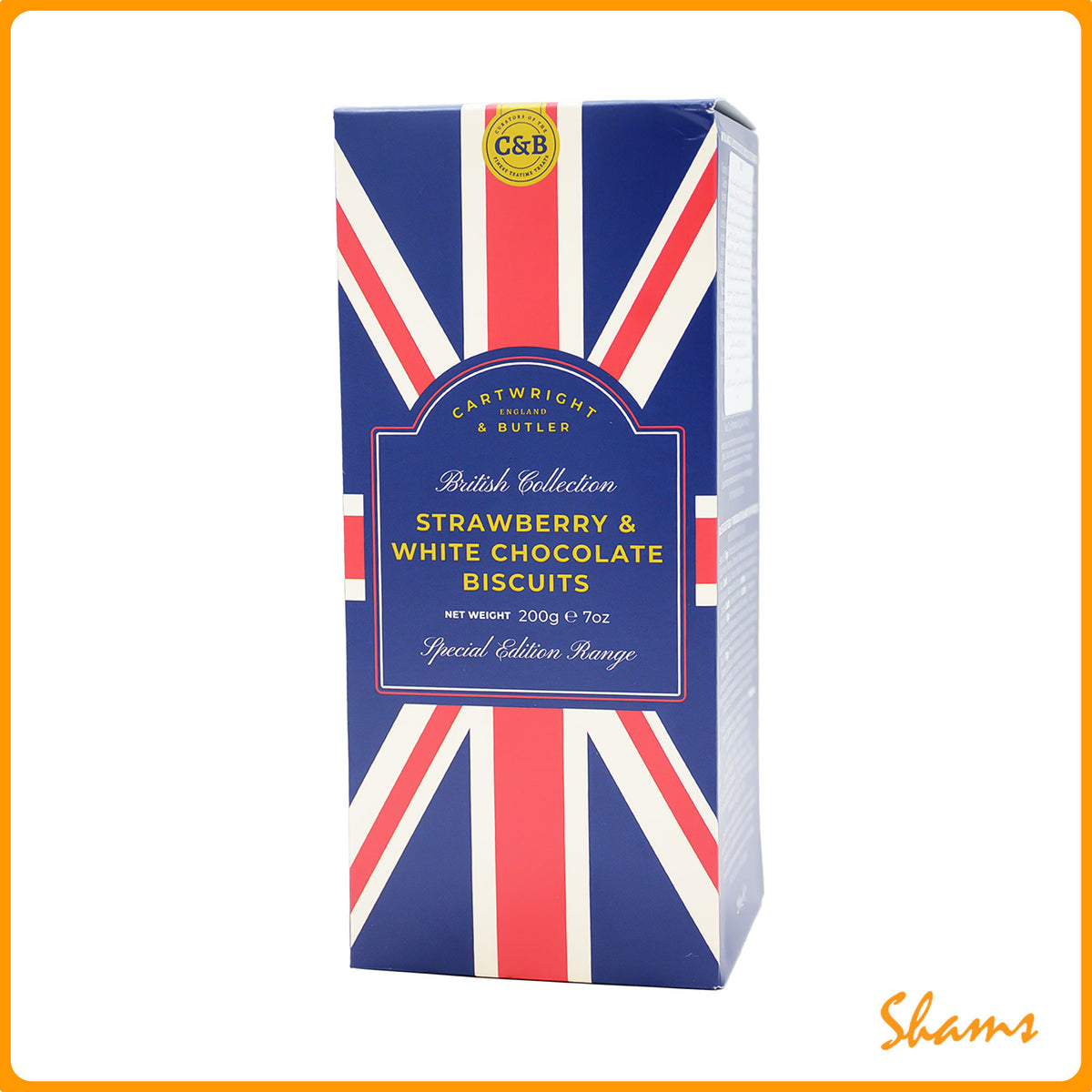 Cartwright & Butler Strawberry & White Chocolate Biscuits  200g