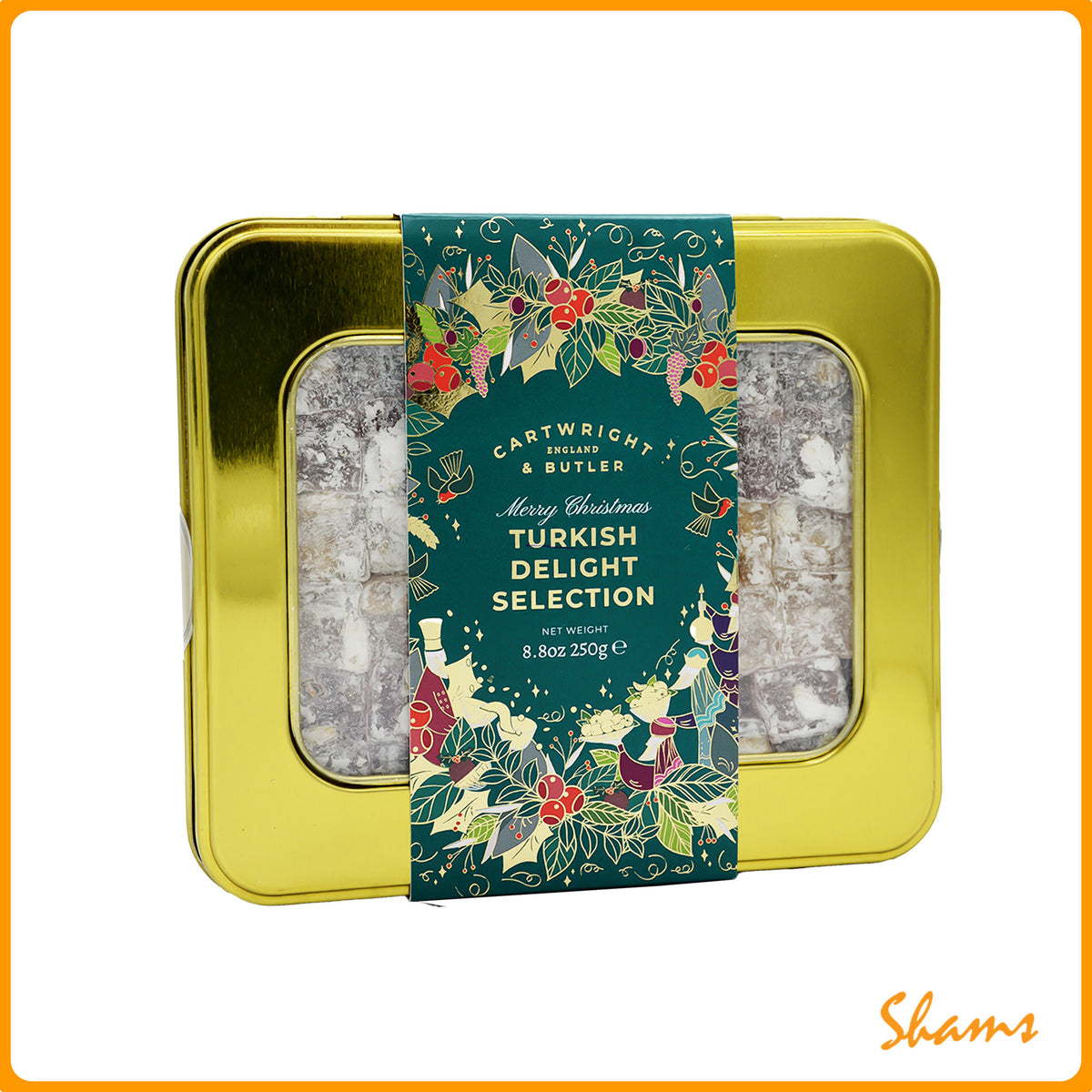 Cartwright and Butler Turkish Delight Selection Tin 250g