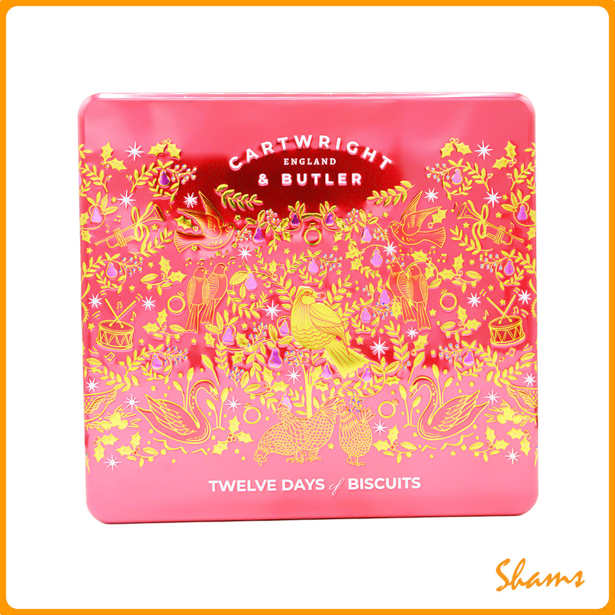 Cartwright & Butler Twelve Days of Christmas Assorted Biscuit Tin 200g
