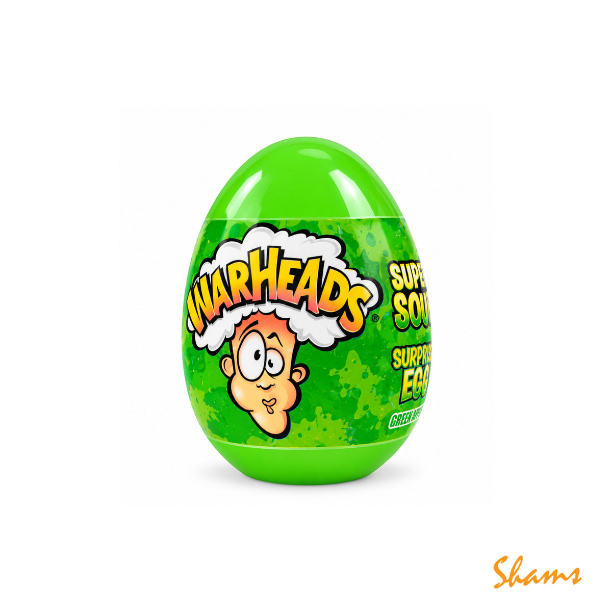 Warheads Super Sour Surprise Egg Green Apple 12g