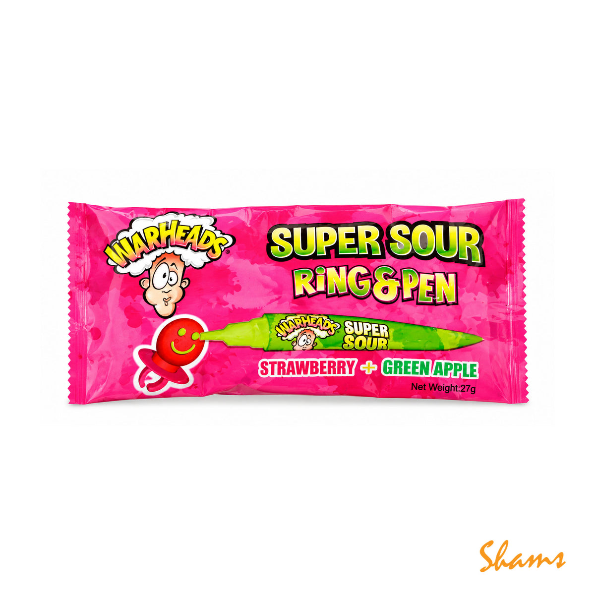 Warheads Super Sour Ring & Pen 27g