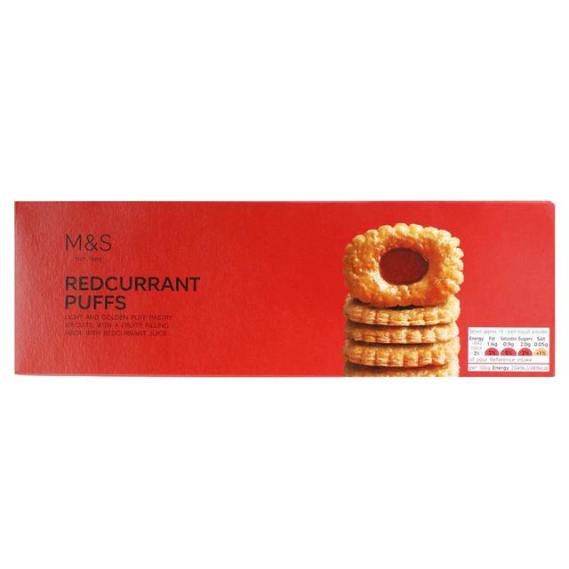 M&S Redcurrant Puffs Biscuits 100g