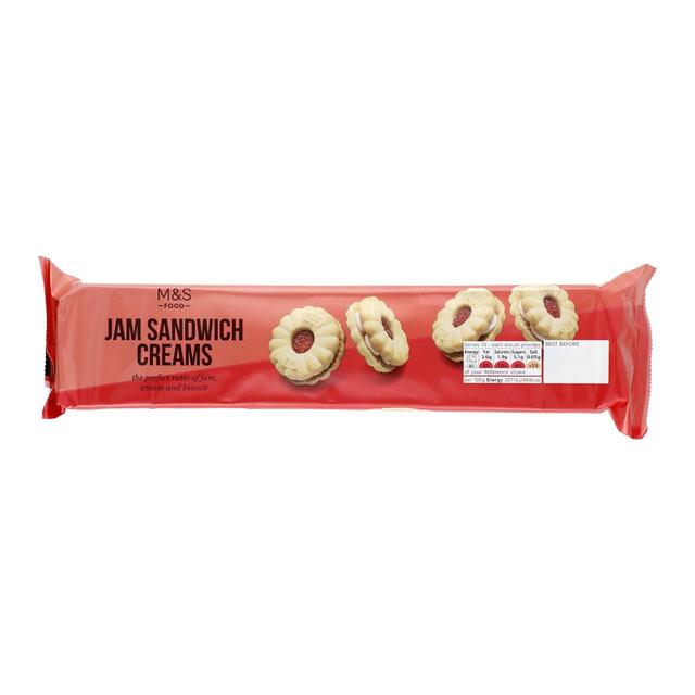 M&S Jam Sandwich Creams 155g - Shams Shopping Centre Marks & Spencer  
